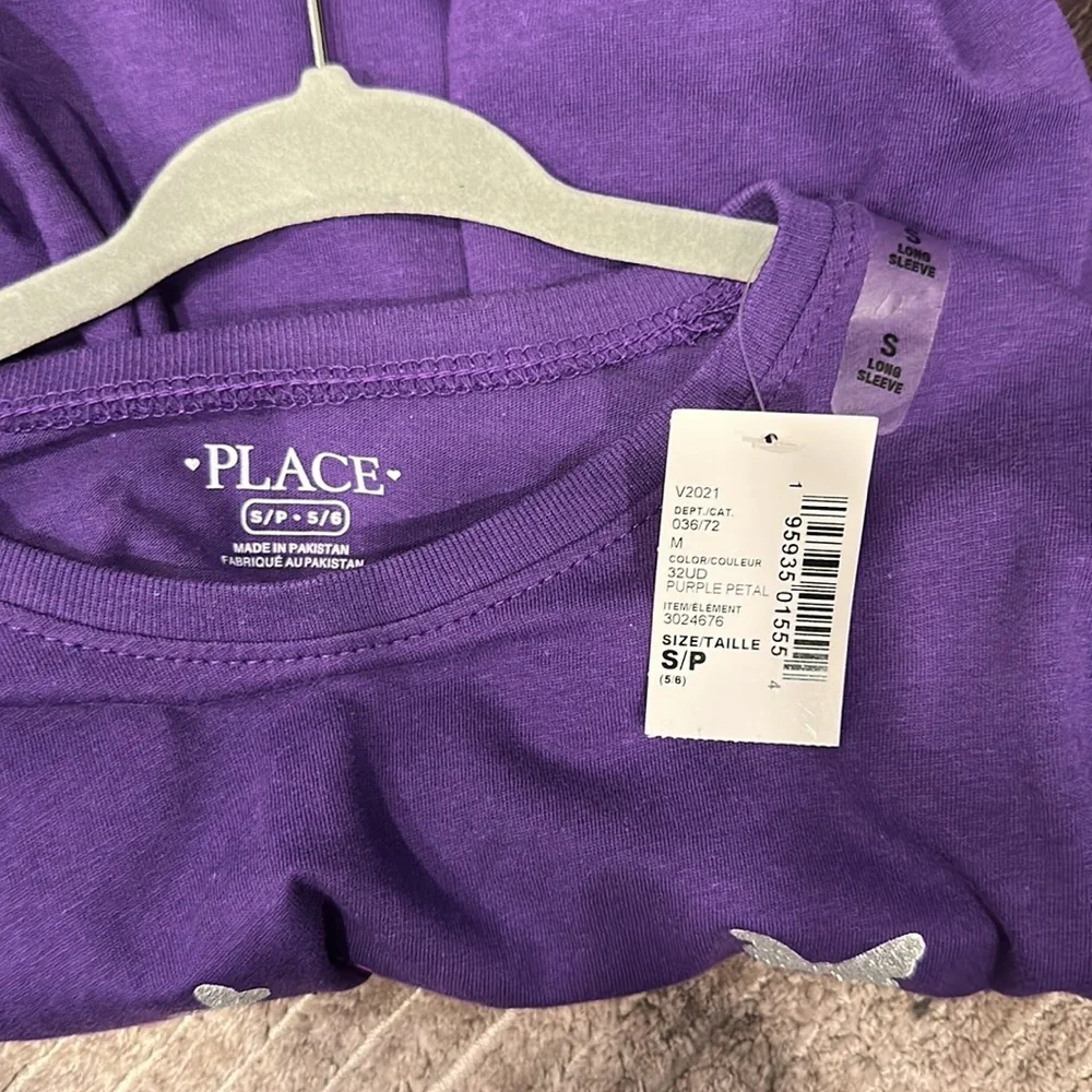 🦋🦋 THE CHILDREN’S PLACE GIRLS’ LONG SLEEVE T-SHIRT WITH BUTTERFLY DETAIL 🦋🦋